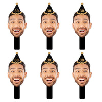 Custom Adult Birthday Fun Face Props