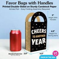 Happy Birthday Paper Favor Bags - 12 Ct