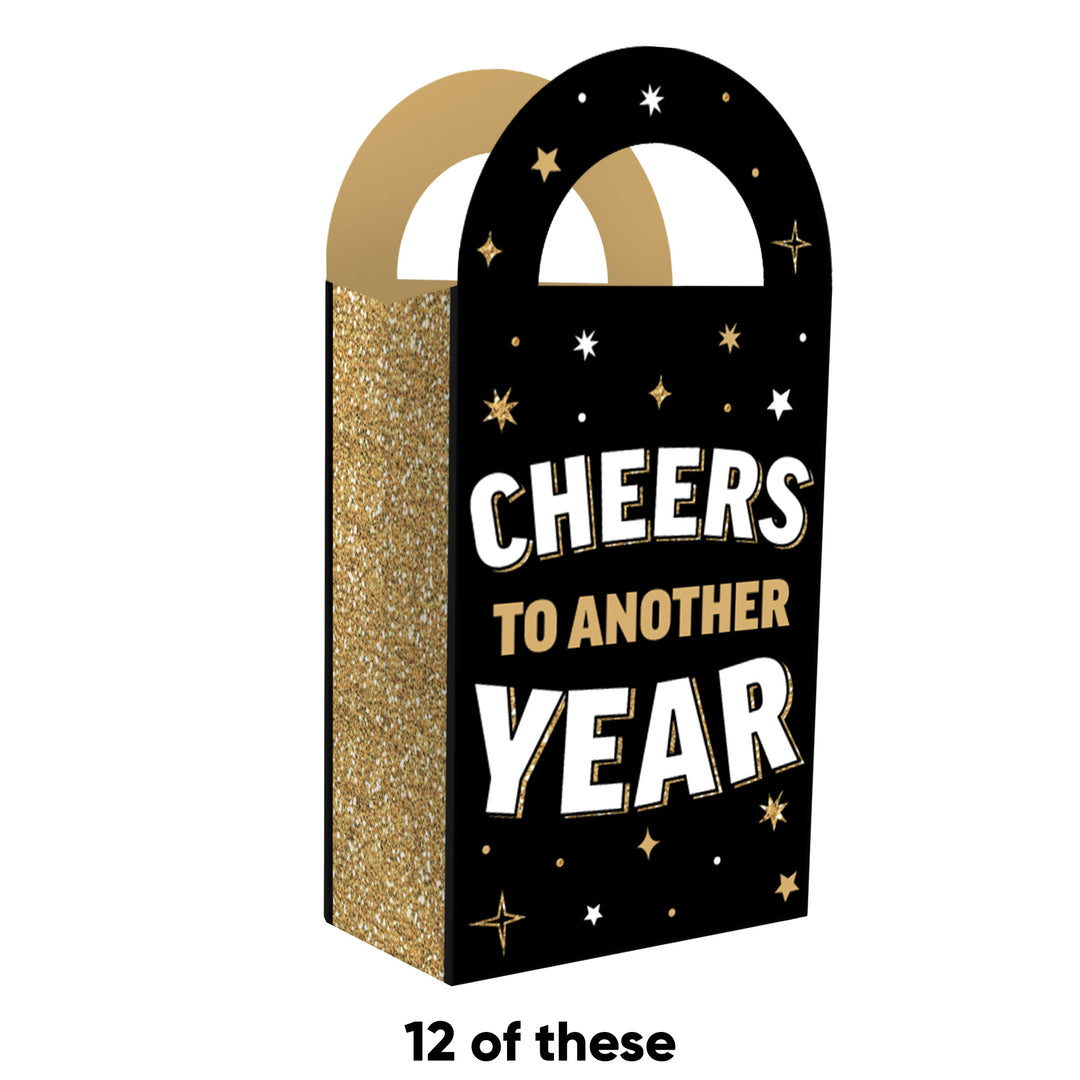 Happy Birthday Paper Favor Bags - 12 Ct