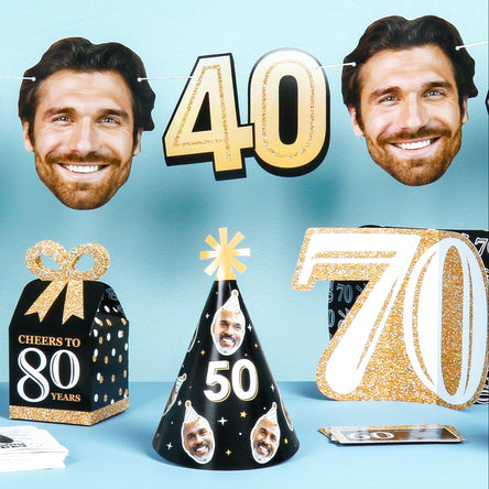 Milestone Face Cut-out