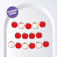 Apple Garland Banner - 15 Pc