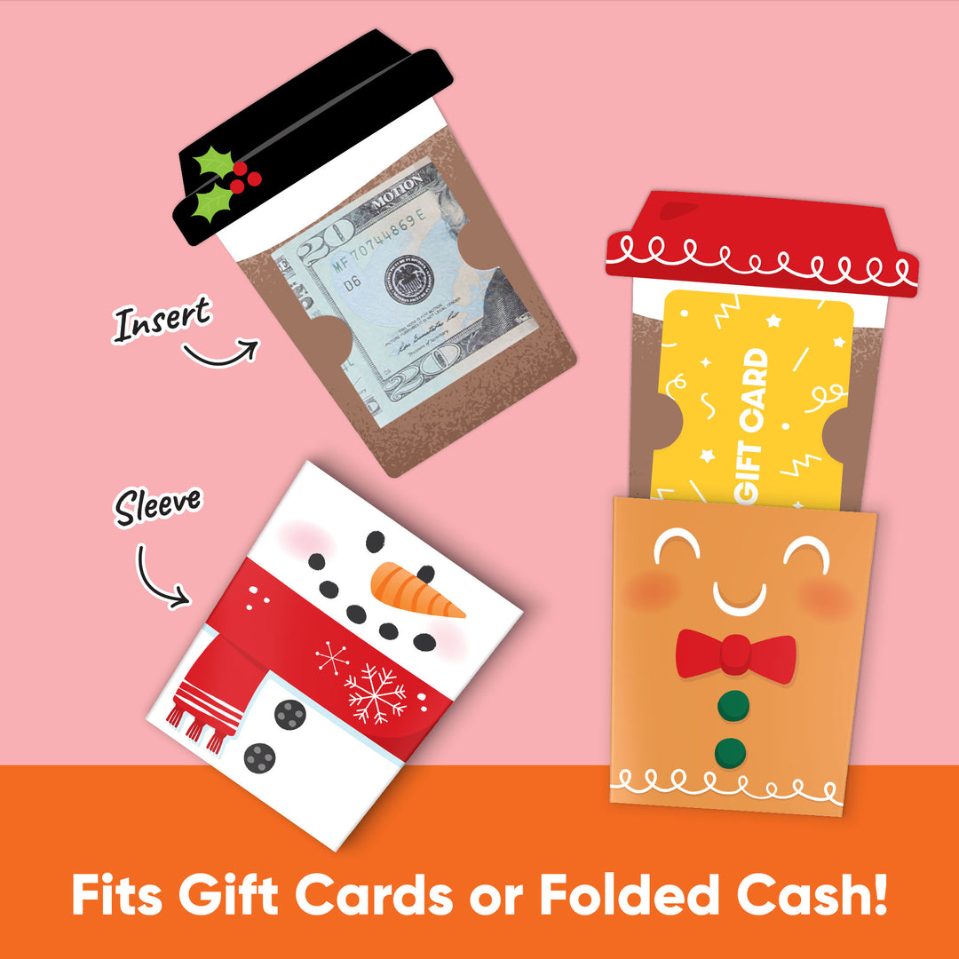 Assorted Christmas Nifty Gifty Card Holders - 8 Ct