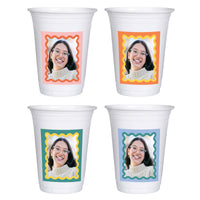 Assorted colorful custom party cups main image 