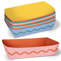 Assorted colorful food trays main image 