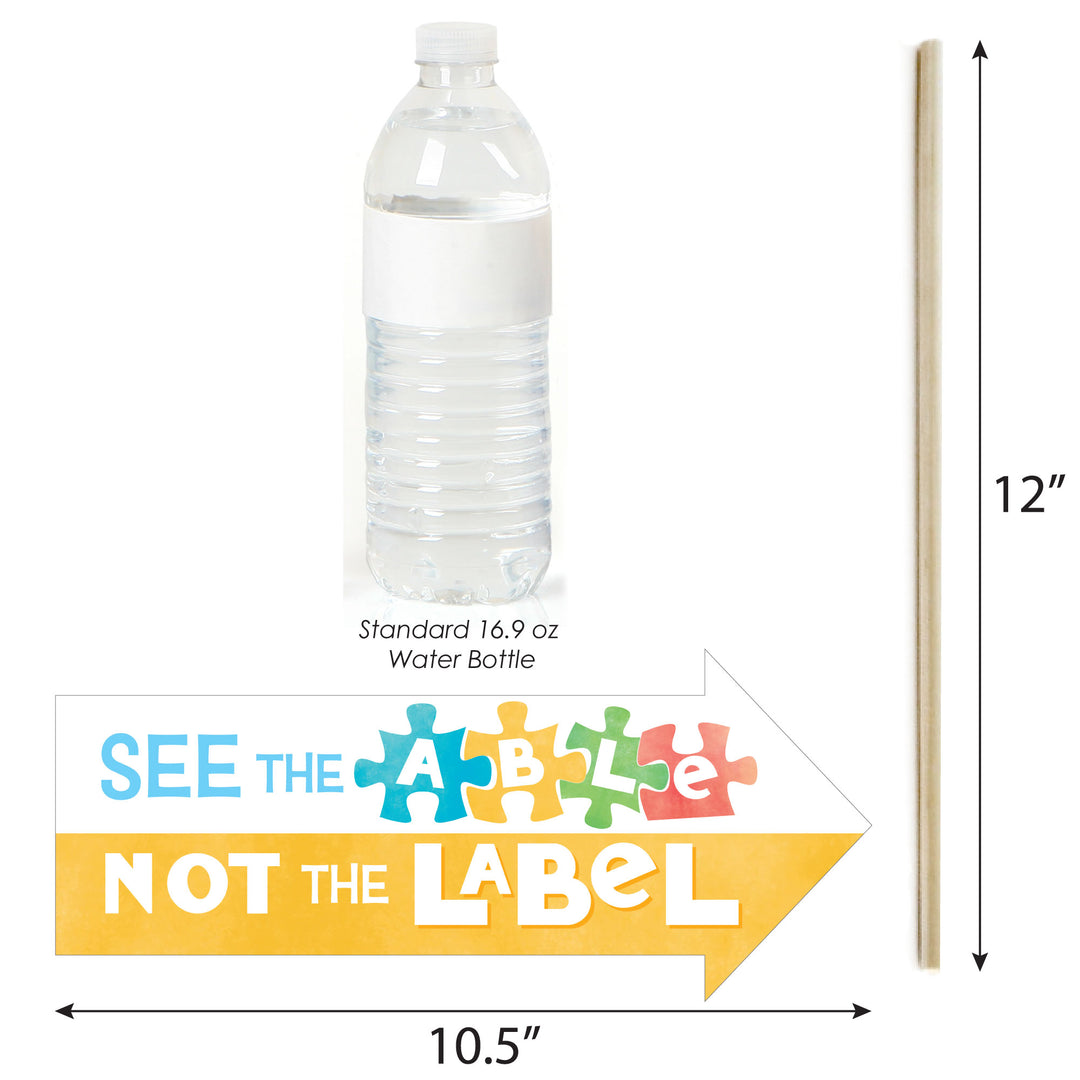 Autism Acceptance Photo Props - 10 Ct