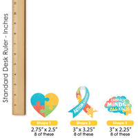 Autism Acceptance Cut-Outs - 24 Ct