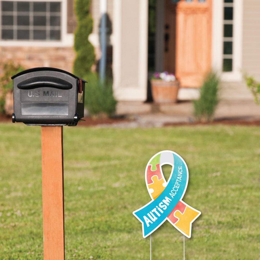 Autism Acceptance Yard Sign - 1 Pc