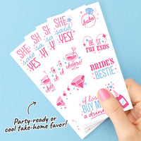 Bachelorette Temporary Tattoos - 96 Ct
