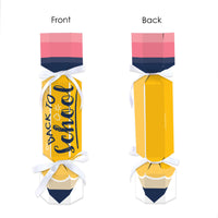 Back to School - No Snap First Day of School Classroom Party Table Favors - DIY Cracker Boxes - Set of 12