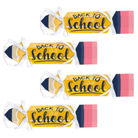 Back to School - No Snap First Day of School Classroom Party Table Favors - DIY Cracker Boxes - Set of 12