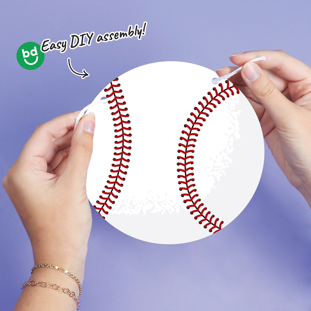 Baseball Garland Banner - 15 Pc