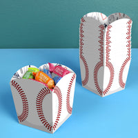 Baseball Treat Boxes - 12 Ct