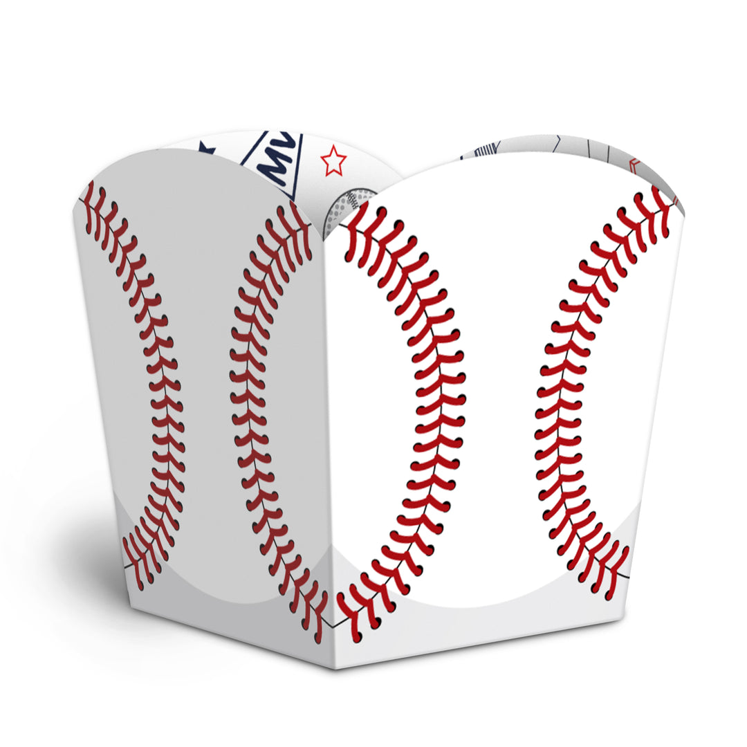 Baseball Treat Boxes - 12 Ct