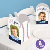 Baseball Photo Centerpieces - 8 Ct