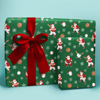 Baseball Santa - Wrapping Paper