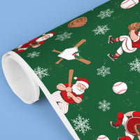Baseball Santa - Wrapping Paper