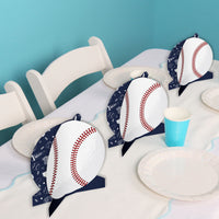 Baseball 3D Centerpieces - 8 Ct
