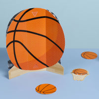 Basketball 3D Centerpieces - 8 Ct