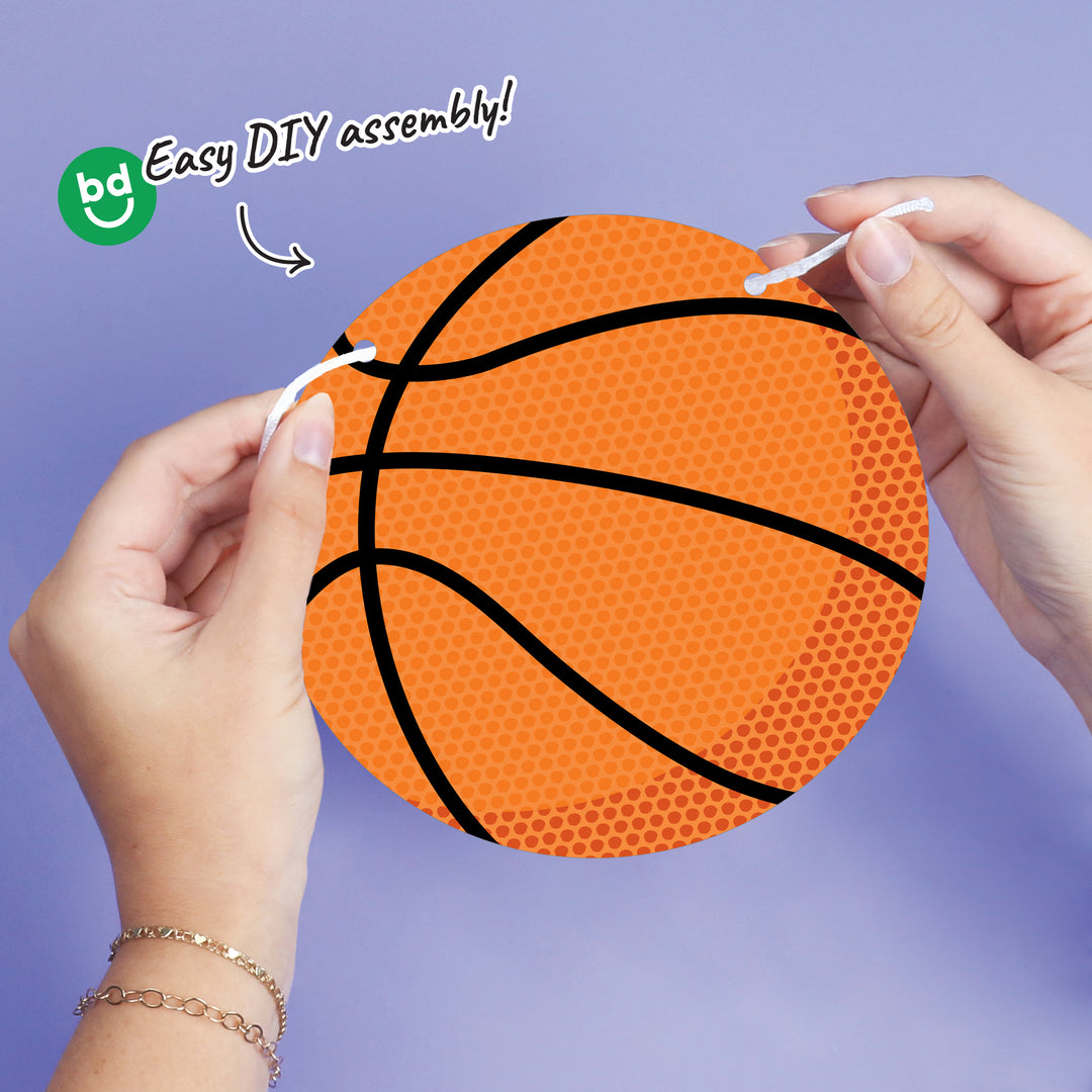 Basketball Garland Banner - 15 Pc