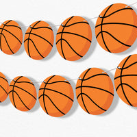 Basketball Garland Banner - 15 Pc
