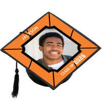 Basketball personalized graduation cap cover Class of 2026