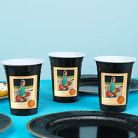 Custom Photo Party Cups - Basketball - 16 Ct