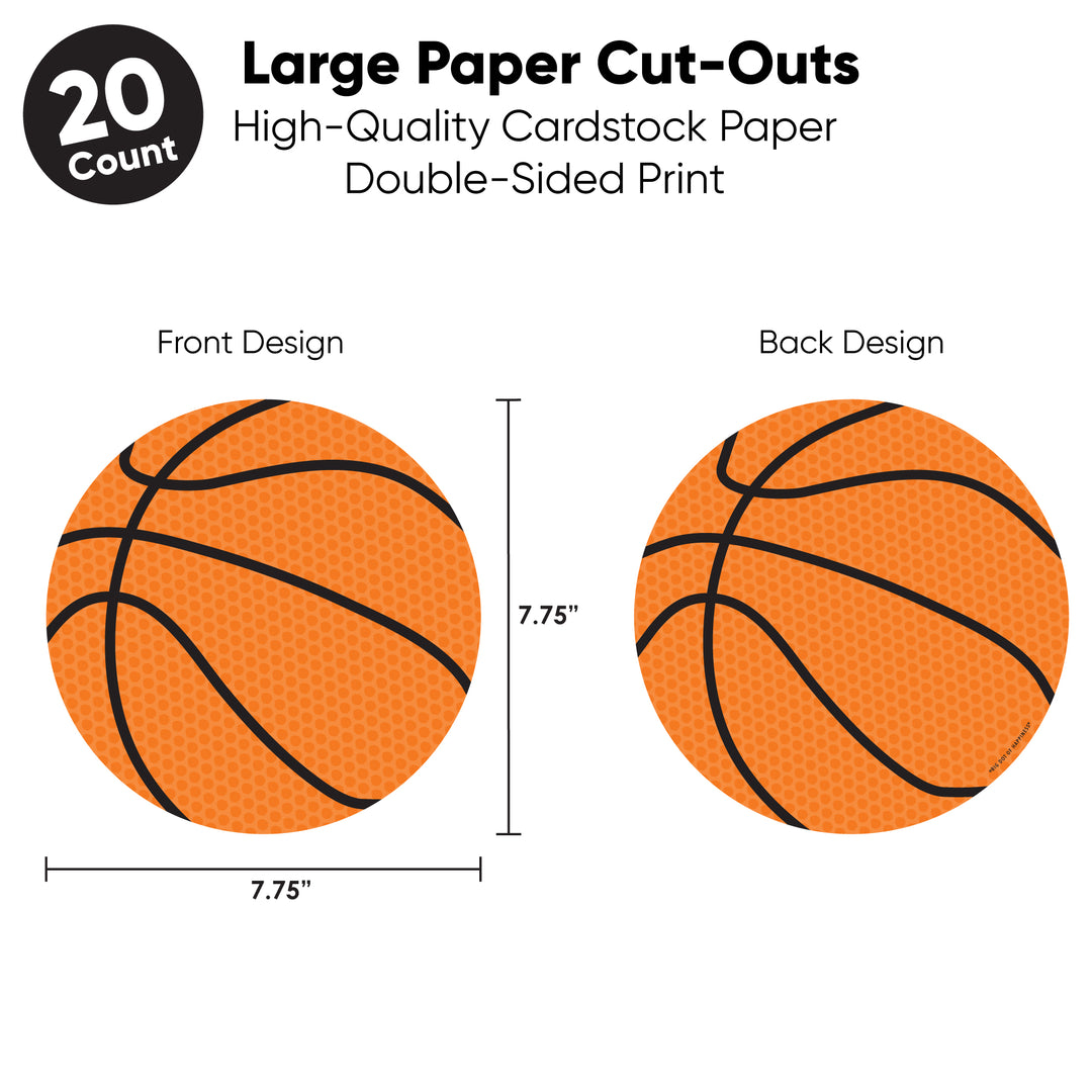 Basketball Large Essentials - 20 Ct