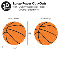 Basketball Large Essentials - 20 Ct
