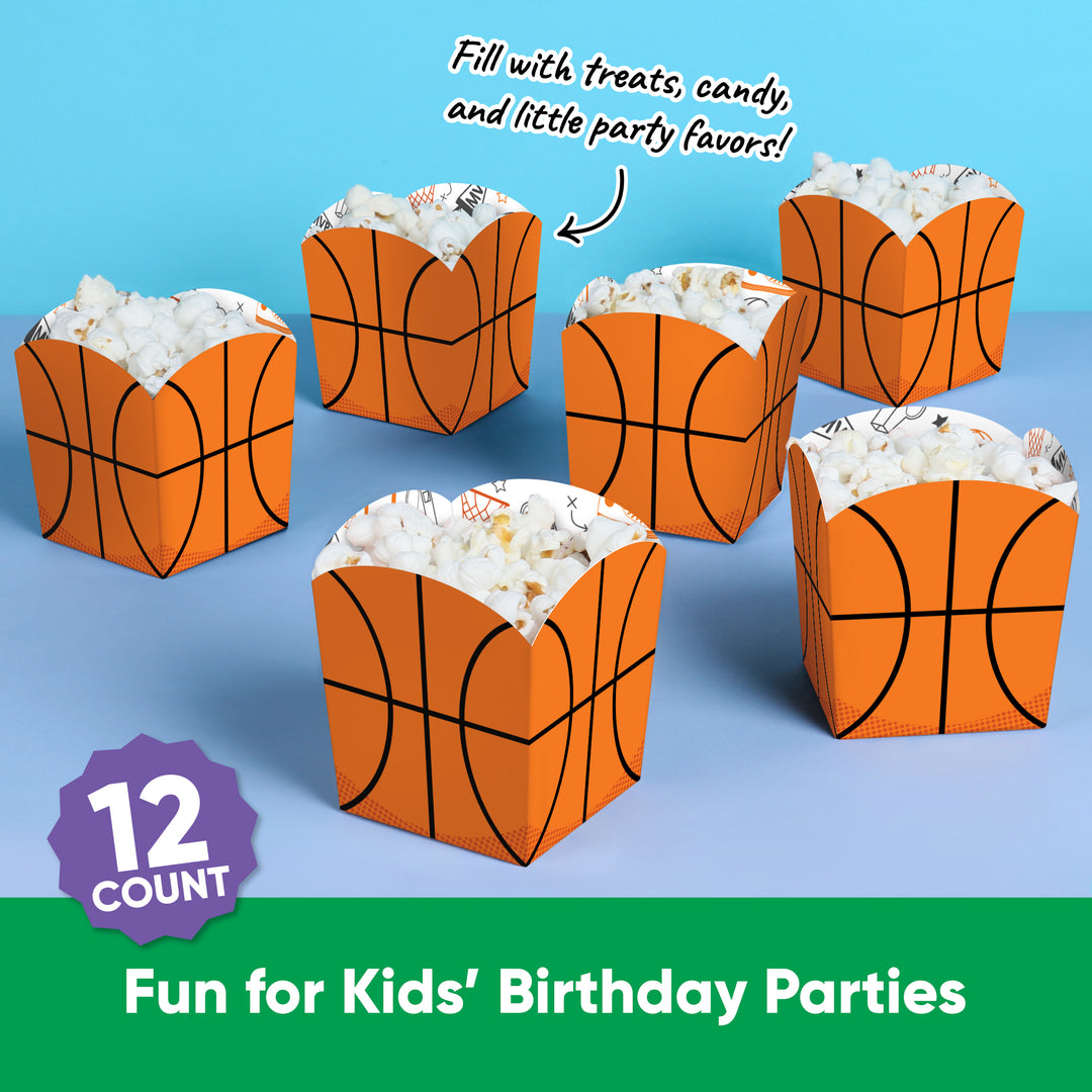 Basketball Treat Boxes - 12 Ct