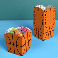Basketball Treat Boxes - 12 Ct