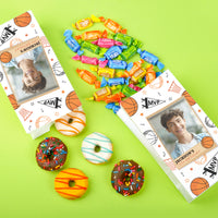 Custom Photo Popcorn Bag - Basketball - 25 Ct