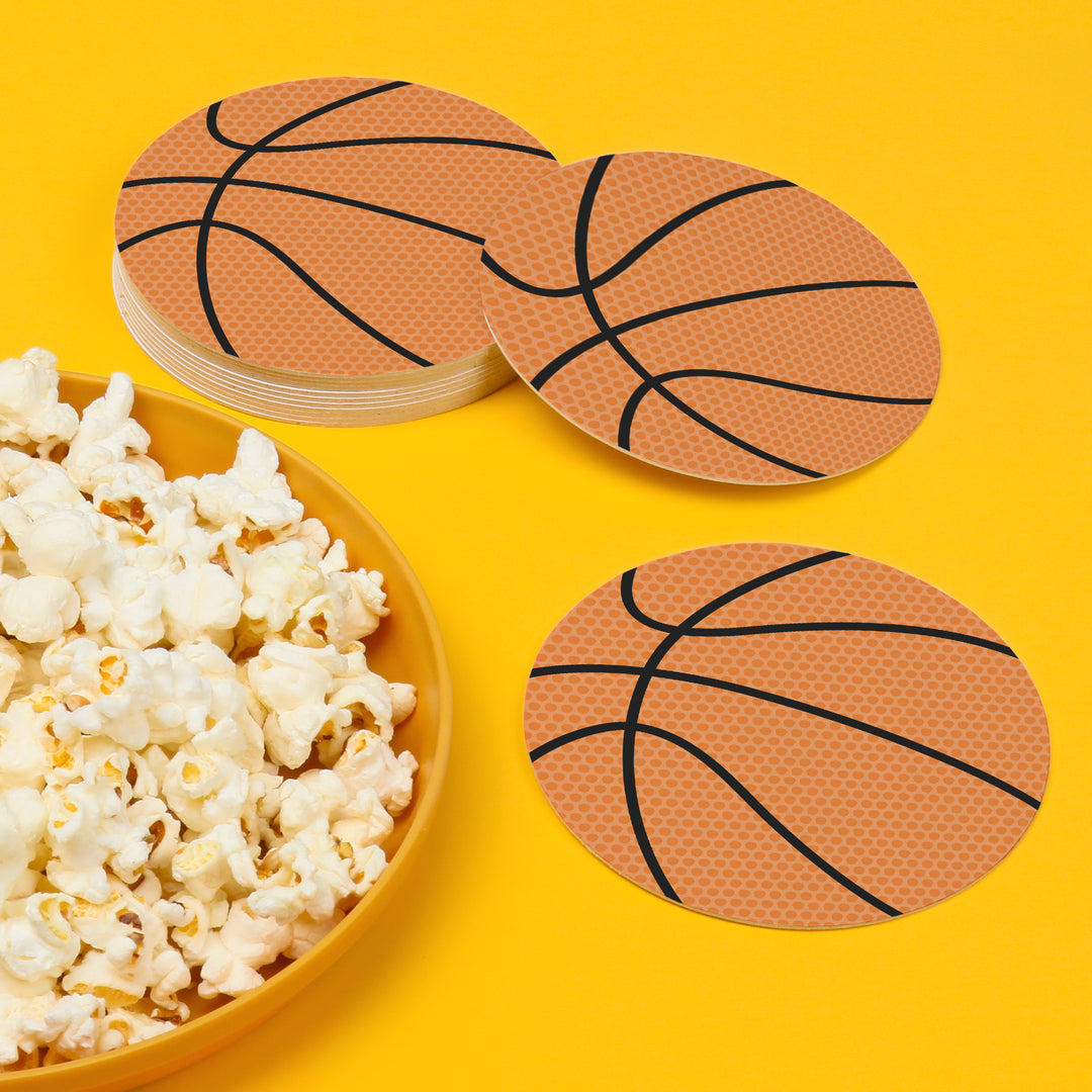Drink Coasters - Basketball - 25 Ct