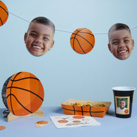 Basketball 3D Centerpieces - 8 Ct