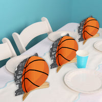 Basketball 3D Centerpieces - 8 Ct