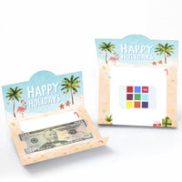 Beach Christmas Money and Gift Card Holders 8 - Ct