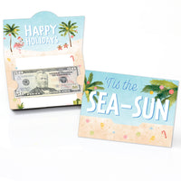 Beach Christmas Money and Gift Card Holders 8 - Ct