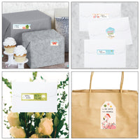 Beach Christmas To and From Stickers - 12 Sheets