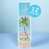 Wine Bags - Beach Christmas