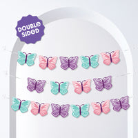 Butterfly Garland Banner - 15 Pc