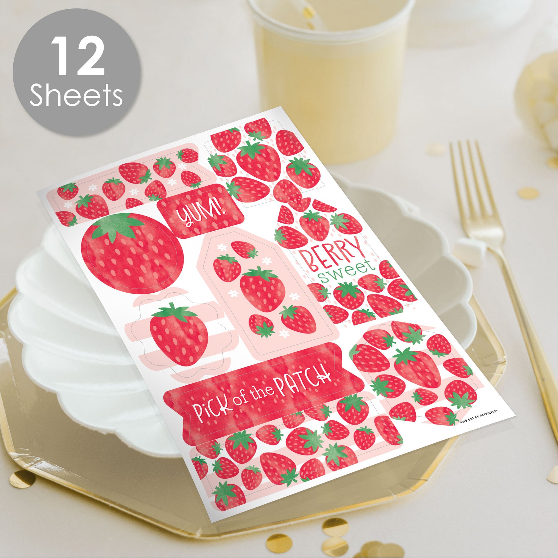 Berry Sweet Strawberry - Fruit Themed Birthday or Baby Shower Party ...