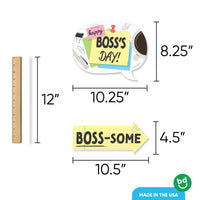 Best Boss Ever Funny Photo Props - 10 Ct