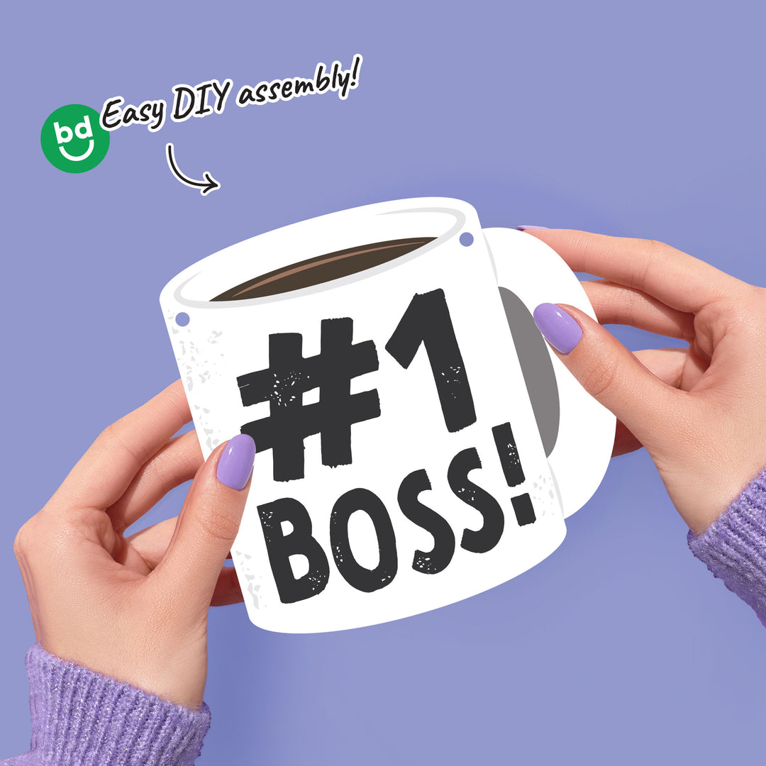Best Boss Ever Garland Banner - 15 Pc