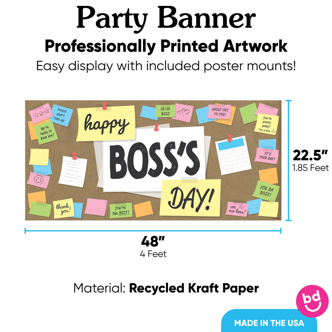 Best Boss Ever Kraft Banner