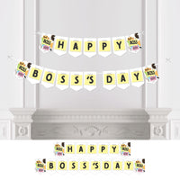 Best Boss Ever Bunting Banner