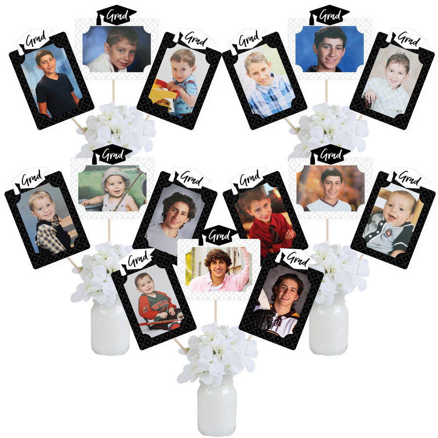 Graduation Photo Table Toppers - 15 Pc