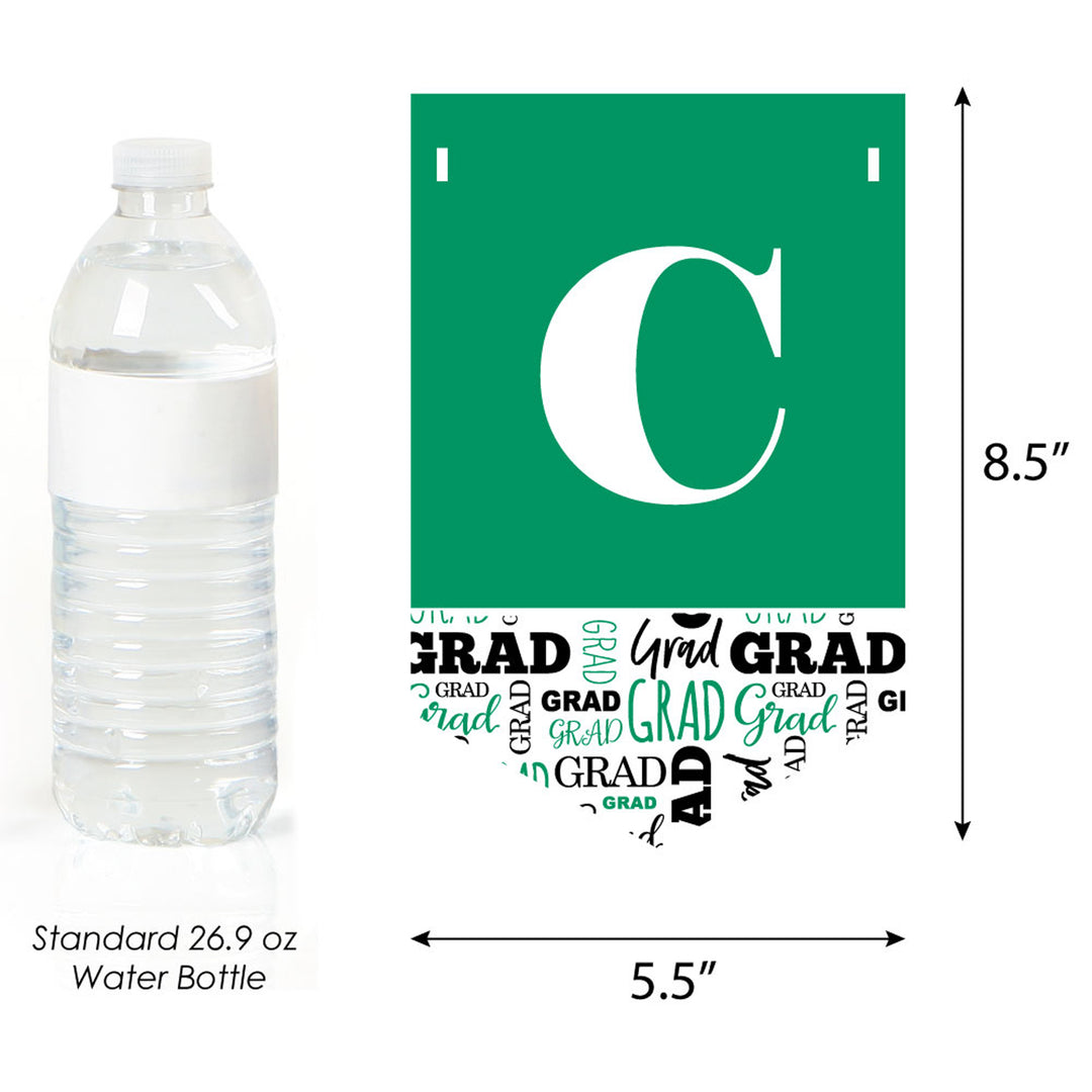 Green Grad - Best is Yet to Come - 2026 Graduation Party Bunting Banner and Decorations - Congrats Grad