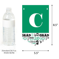 Green Grad - Best is Yet to Come - 2026 Graduation Party Bunting Banner and Decorations - Congrats Grad