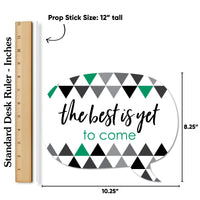 Green Grad - 2026 Graduation Party Photo Booth Props Kit - 20 Count