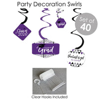 Purple Grad - Best is Yet to Come - 2026 Purple Graduation Party Supplies - Banner Decoration Kit - Fundle Bundle