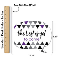 Purple Grad - 2026 Graduation Party Photo Booth Props Kit - 20 Count